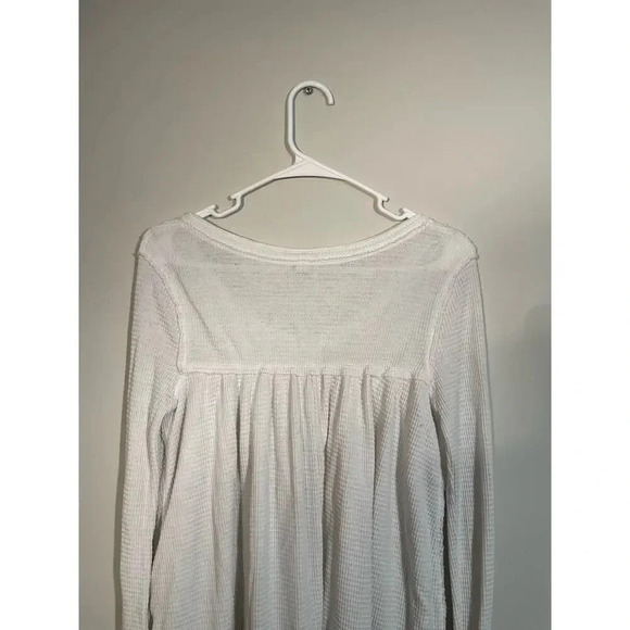 We The Free Kai Thermal Henley Top in White - Picture 8 of 12